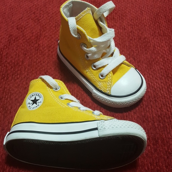 canary yellow converse